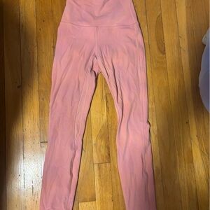 Lululemon Pink Leggings Size 2
